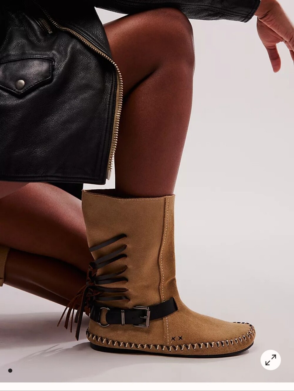 Free people Coronado mocc boots size 10 vguc
